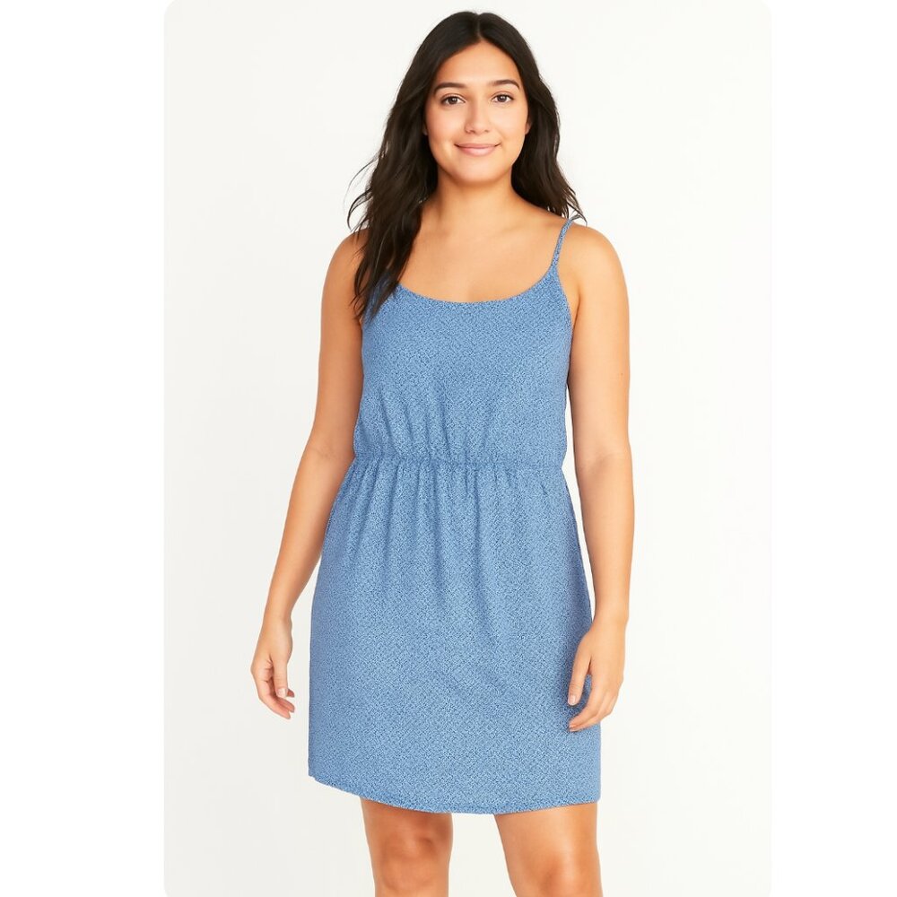 Old Navy Blue Diamond Pattern Top